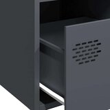 vidaXL Komoda antracit 35x39x73,5 cm od hladno valjanog čelika | shoptok.hr