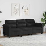  Trosjed Crna 180 cm od mikrovlakana | shoptok.hr