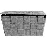 Wenko Košarica s pokrovom Adria (19 x 10 x 14 cm, siva, polipropilen) | Shoptok.si