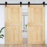  Vrata NARVIK Prirodna 100 x 210 cm Čvrsta borovina - Prirodna 100 x 210 cm Gladak dizajn | shoptok.hr