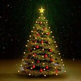  Mrežasta rasvjeta za božićno drvce s 210 LED žarulja 210 cm | shoptok.hr