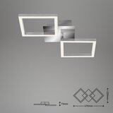 BRILONER 3207-018 - led plafonsko svetlo frames 2xLED/8W/230V | Eponuda.com