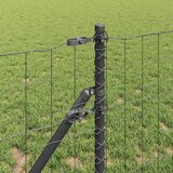 Euro Ograđivanje Ukop 10 x 0,4 m Čelik premazan PVC-om Siva | shoptok.hr
