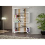 Hanah home Rain polica za knjige od bijelog oraha 120x162x20cm, bijela | Eponuda.ba