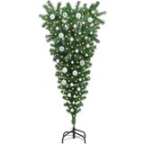  Obrnjen umetni božični drevesec s setom kroglic Zelena 120 cm | Shoptok.si