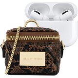 Oem IDEAL OF SWEDEN, Mini torbica za AirPods Any Generation Model Poppy z verigo in karabinom, Rjava, (5000227491) | Shoptok.si