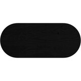 vidaXL Stolna ploča tamnosmeđa 140x60x4 cm ovalna masivna hrastovina | shoptok.hr