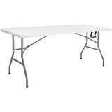 Sklopivi stol za catering dimenzija 180 x 74 x 74 cm bijeli | shoptok.hr