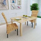 In Jedilni stoli 2 kosa abaka in trden mangov les | Shoptok.si