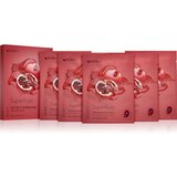 KORIKA SuperFruits Pomegranate - Set of 5 Hydrating Face Sheet Masks set mask za obraz po znižani ceni Pomegranate (z vlažilnim učinkom) | Shoptok.si