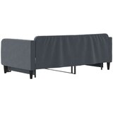  Dnevni krevet s pomoćnim ležajem bez madraca tamno siva 90x190 cm | shoptok.hr