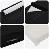  Tapecirani uzglavlje Smeđa i crna 80 cm Čvrsto borovo drvo | shoptok.hr