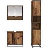  Set namještaja za kupaonicu 3 pcs Staro drvo Konstruirano drvo | shoptok.hr