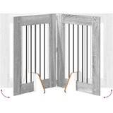  Vrata za pse s postoljem 6 pcs Siva sonoma 60 x 80 cm | shoptok.hr