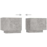vidaXL TV ormarić s LED svjetlima siva boja betona 300 x 35 x 40 cm | shoptok.hr