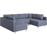 P & B SEDEŽNA GARNITURA, tkanina siva | Shoptok.si