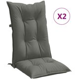  Jastuci za stolice 2 kom tamnosivi 120x50x7 cm od tkanine | shoptok.hr