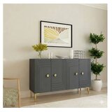 Hanah home Komoda Lessi 120, Antracit-zlatna | Eponuda.ba