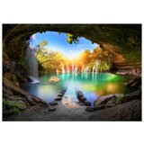  Samoljepljiva foto tapeta - Turquoise Lake 245x175 | shoptok.hr