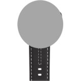 Huawei EasyFit Black Vegan Leather Strap, (5000193018) Cene