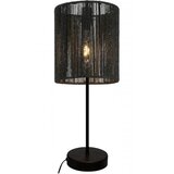 Gtv Crna stolna lampa sa sjenilom od trstike (visina 48 cm) Foresto – Cijene