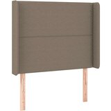  Box spring postelja z vzmetnico taupe 90x200 cm blago, (20892574) | Shoptok.si