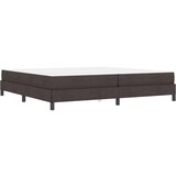 Box spring krevet Tamno smeđa 200 x 200 cm tkanina | shoptok.hr