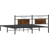  Okvir kreveta bez madraca boja hrasta 183x213 cm drveni | shoptok.hr
