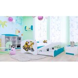 Happy_babies Dečiji krevet Bager 160x80cm, Sa dodatnim ležajem, Beli Cene