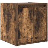 Stenska nočna omarica dimljeni hrast 38x34x40 cm | Shoptok.si