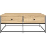  Stolić za kavu boja hrasta 100x99x40 cm konstruirano drvo | shoptok.hr