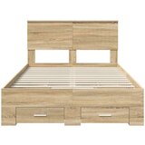 Konstrukcija postelje Sonoma hrast 120 x 200 cm Konstruiran les, (5000103189) | Shoptok.si