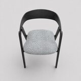  Trpezarijska stolica LUSO crna/siva | Eponuda.com