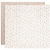 Jollein komplet 2 povijalnih pleničk 115x115 twig wild rose Cene