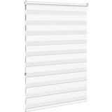 vidaXL Zebra senčilo bela 115x150 cm tkanina širina 110,9cm poliester | Shoptok.si