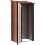  Vrtne šupe Smeđa 103 x 74 x 200 cm Metal | shoptok.hr