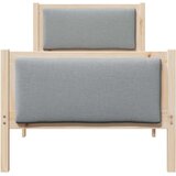  Krevetna konstrukcija Svijetlo siva 75 x 190 cm tkanina | shoptok.hr