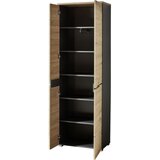 Voleo garderobna omara barve grafita, hrast artisan | Shoptok.si