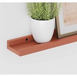  Stenska polica 2 pcs Rdeča 40 x 9 x 3 cm Konstruiran les, (5000200865) | Shoptok.si