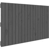  Zidno uzglavlje sivo 108 x 3 x 60 cm od masivne borovine | shoptok.hr