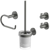 LENZ WC kombinirana garnitura Sivo (4 -del., Grafit) | Shoptok.si
