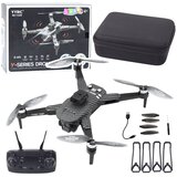 JYYRC Dron na daljinsko upravljanje Y329, HD kamera, WIFI, LED luči, aplikacija - karbon/črna Cene