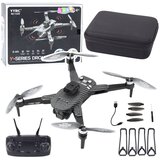 Dron na daljinsko upravljanje Y329, HD kamera, WIFI, LED svjetla, aplikacija - karbon/crna | shoptok.hr