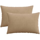  Presvlaka za jastuk 2 pcs HEERLEN Smeđa 40 x 60 cm Kord Slike