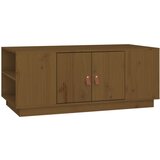 Maison Chic Klubska mizica - kavna mizica - Nizka mizica medeno rjava 100x50x41 cm trdna borovina, (21754402) Cene