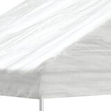  Sjenica s krovom bijela 6,69 x 5,88 x 3,75 m polietilen | shoptok.hr