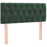 vidaXL Box spring postelja z vzmetnico temno zelen 120x190 cm žamet, (21128258) | Shoptok.si