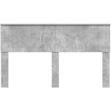  Uzglavlje s uzglavljem Betonski sivi 150 cm Konstruirano drvo | shoptok.hr