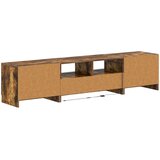 LED TV kabinet UTRECHT 3 kom. Dimljeni hrast Konstruirano drvo Smeđa 81 x 35 x 40 cm | Shoptok.si