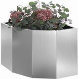  Kutni Sadič Srebrno 45 x 45 x 35 cm Pocinčani čelik | shoptok.hr